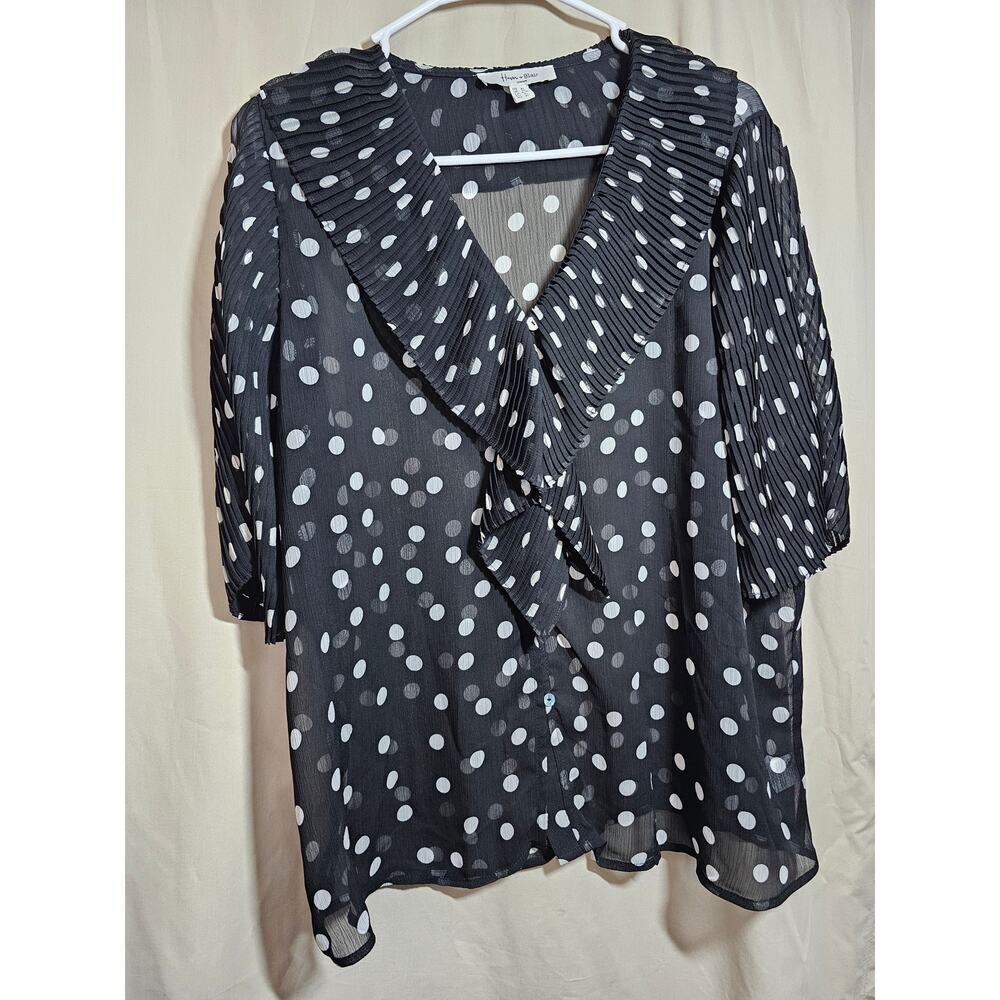 Haver & blair London women's xl sheer blouse.